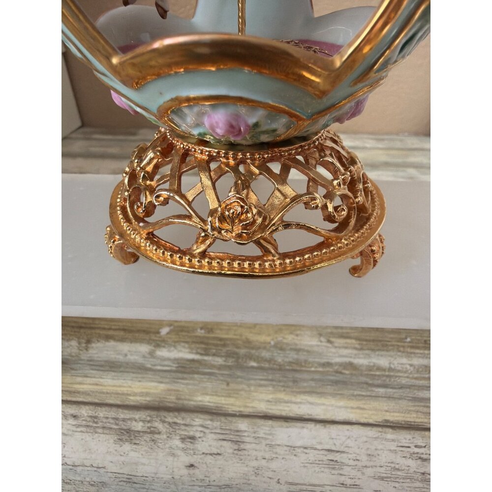 Franklin Mint House of Fabergé Carousel Horse Musical Egg  7" - No Box or COA - Picture 8 of 13